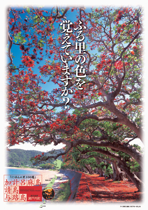 日本の里100選　瀬戸内町ポスター